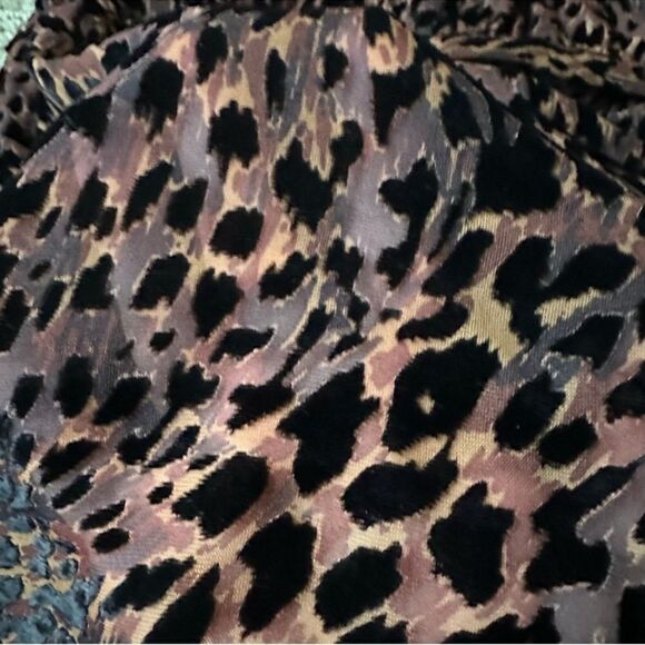 NWT Camila Coelho Pilar Brown Leopard Animal Print One Shoulder Mini Dress Sz L - Picture 3 of 6